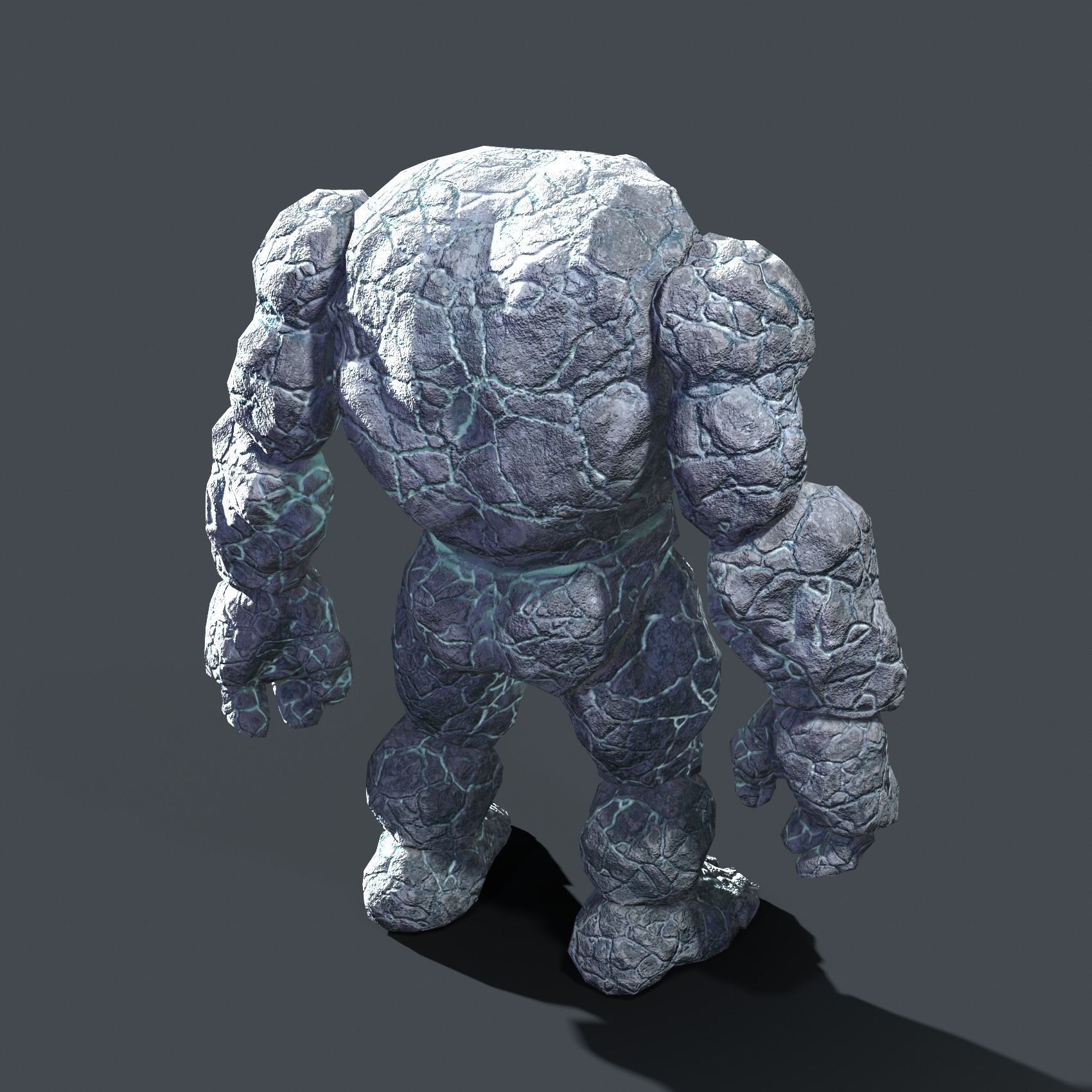 Golem Elemental - Mega Pack Low-poly 3D model_43