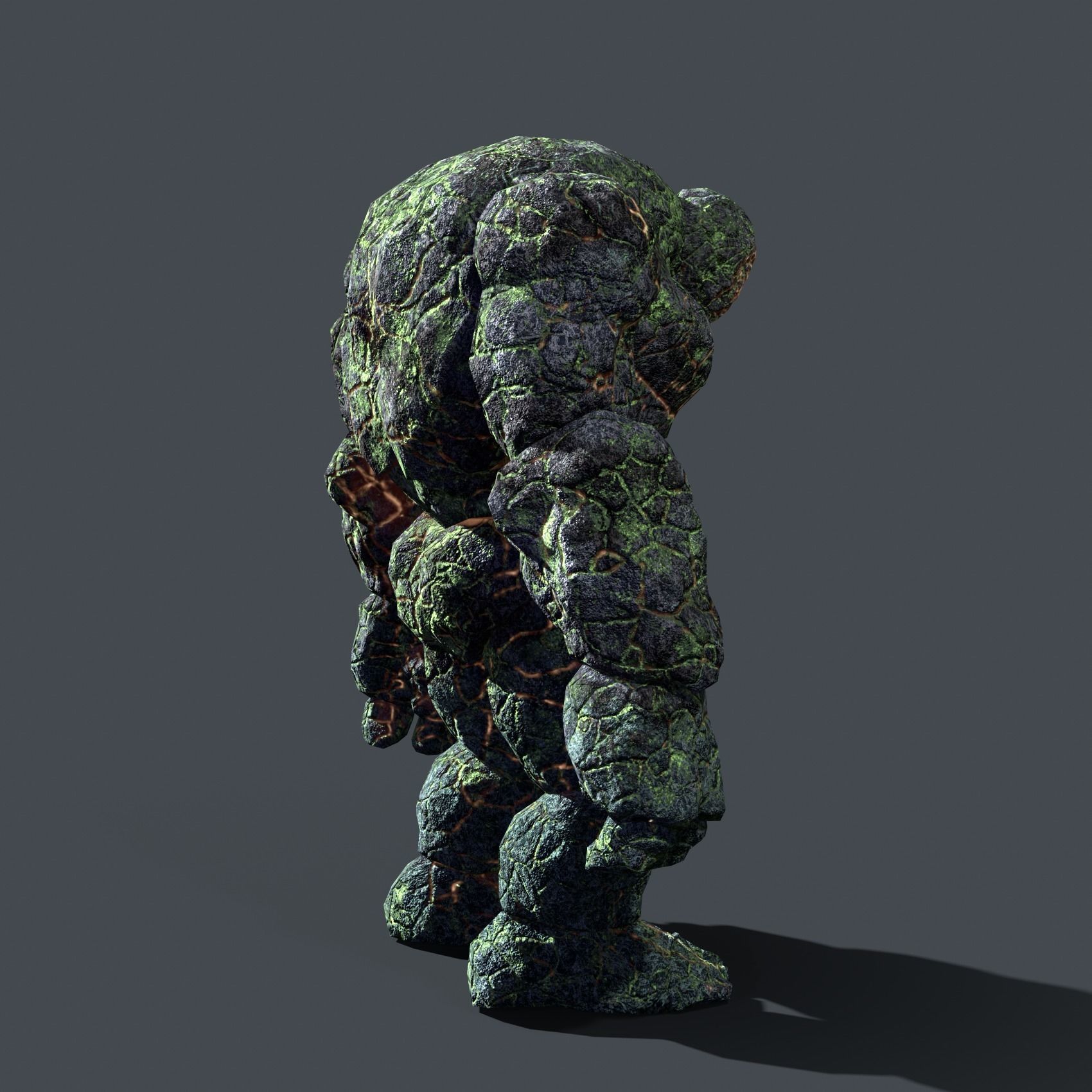 Golem Elemental - Mega Pack Low-poly 3D model_54