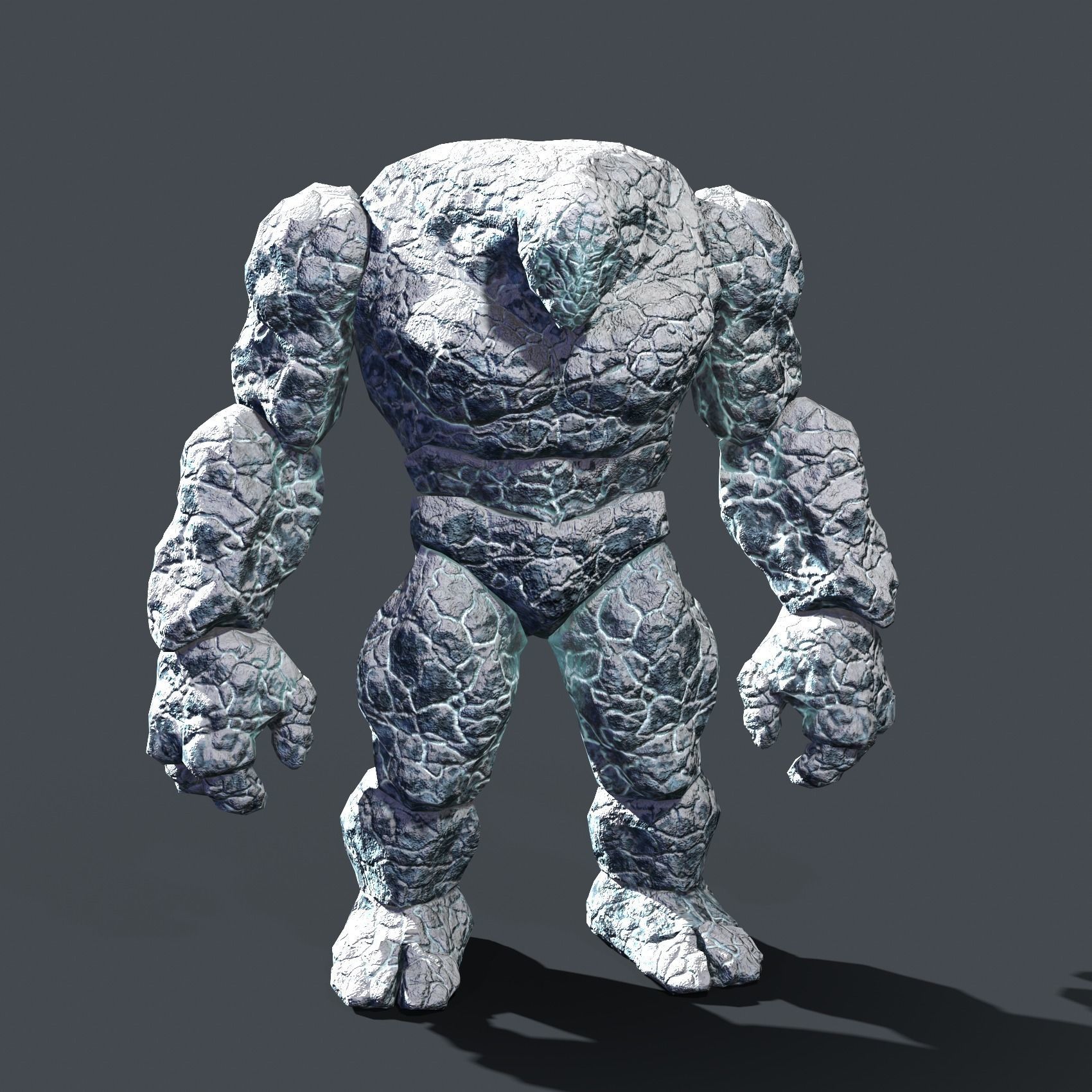Golem Elemental - Mega Pack Low-poly 3D model_18