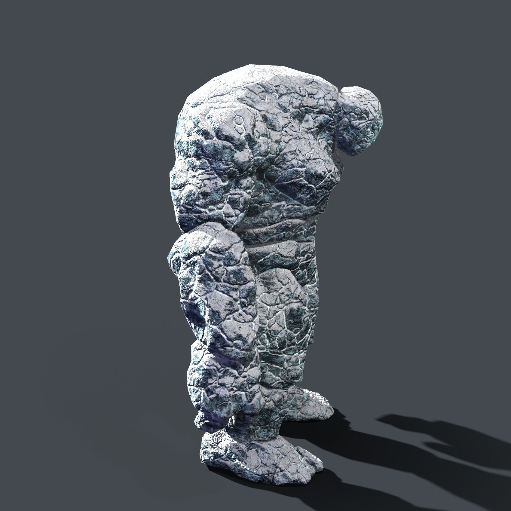 Golem Elemental - Mega Pack Low-poly 3D model_48