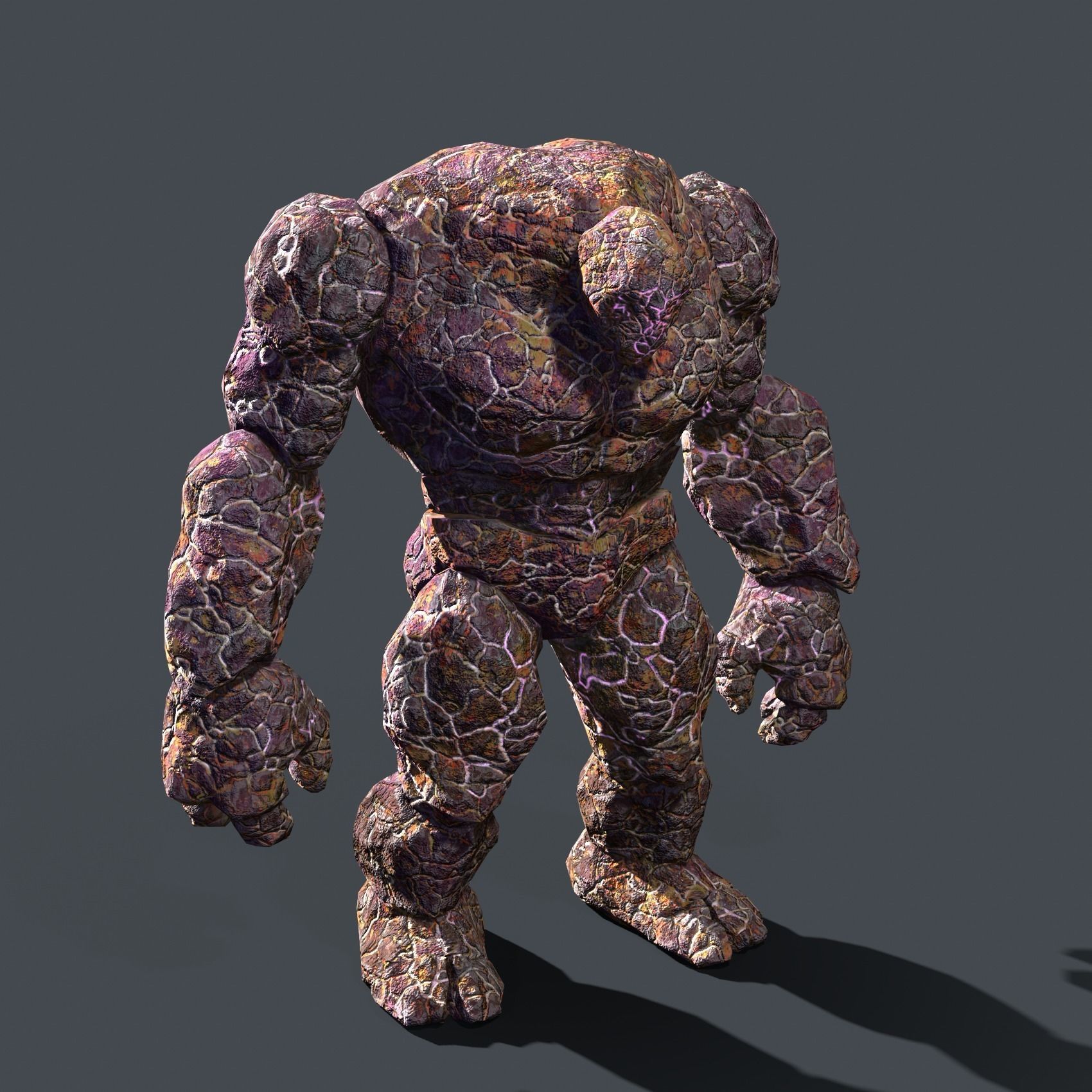 Golem Elemental - Mega Pack Low-poly 3D model_32
