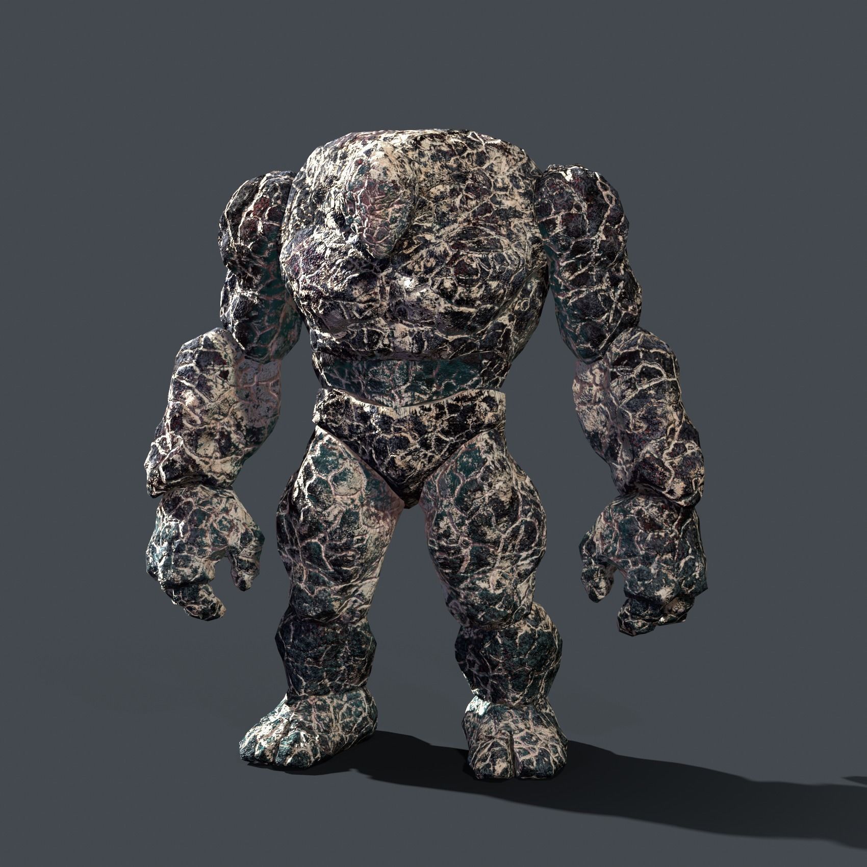 Golem Elemental - Mega Pack Low-poly 3D model_93