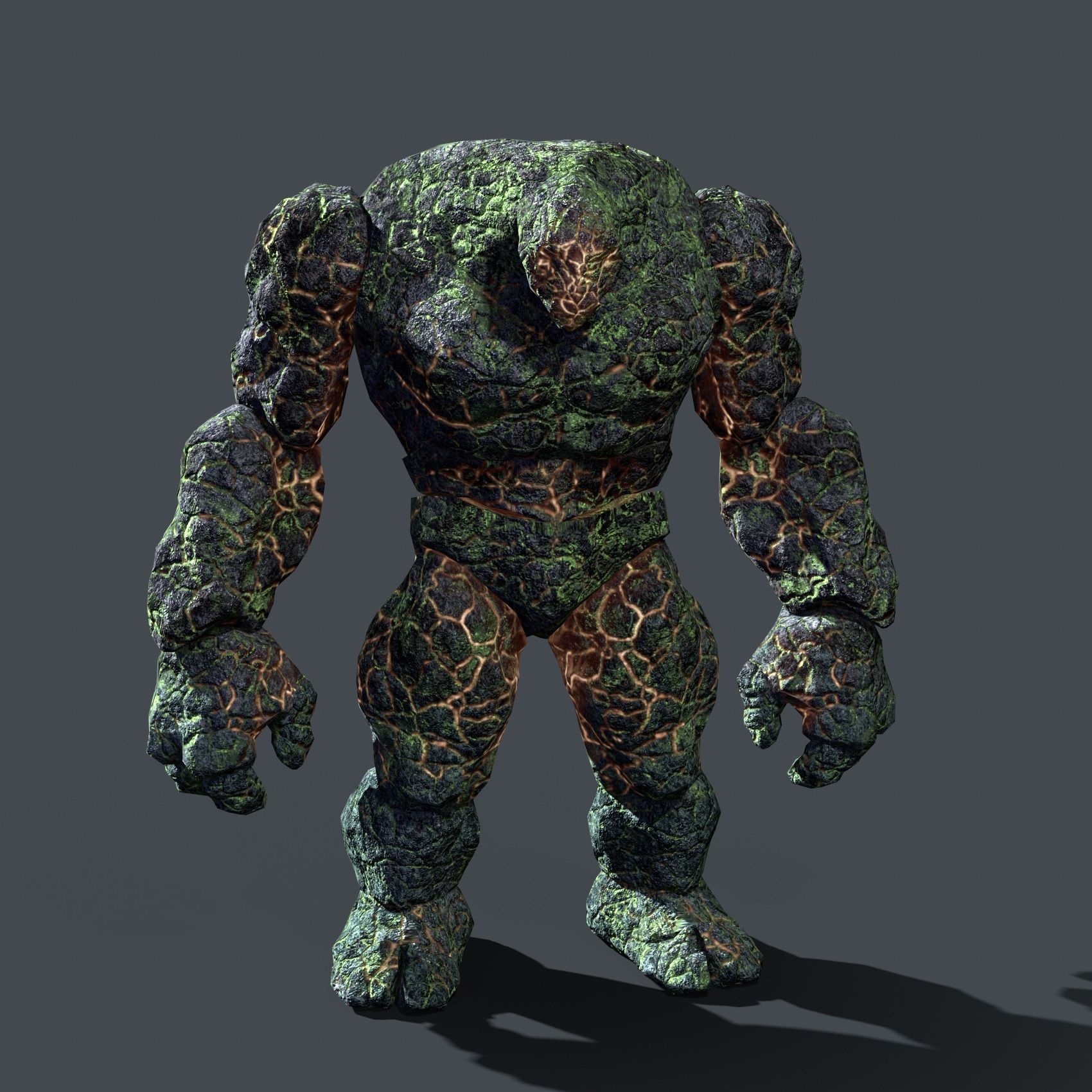 Golem Elemental - Mega Pack Low-poly 3D model_39