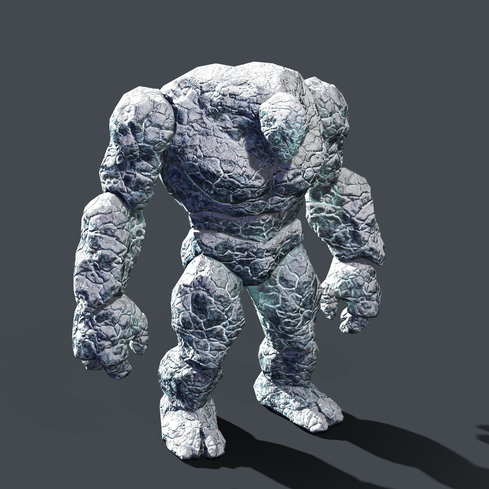 Golem Elemental - Mega Pack Low-poly 3D model_23