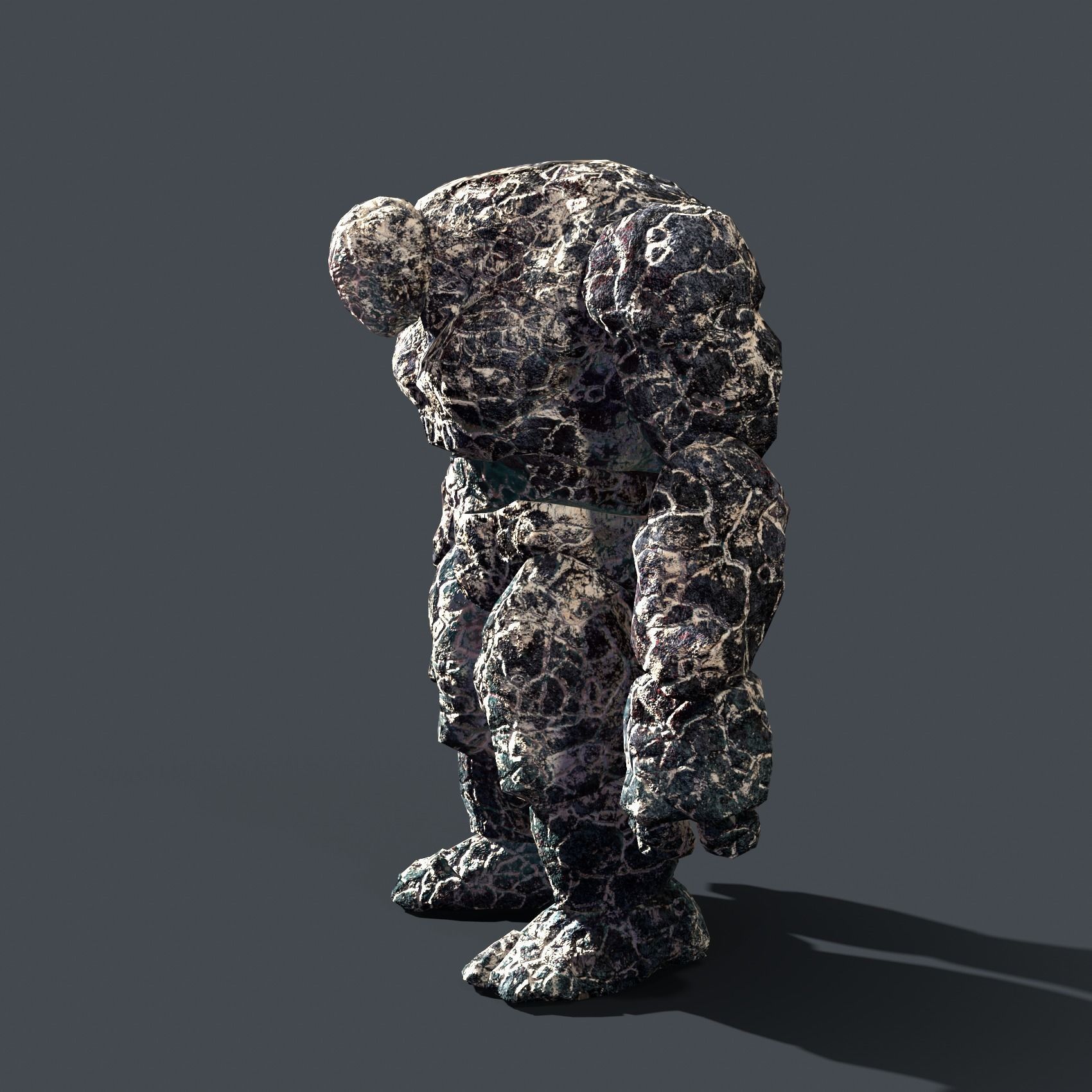 Golem Elemental - Mega Pack Low-poly 3D model_79
