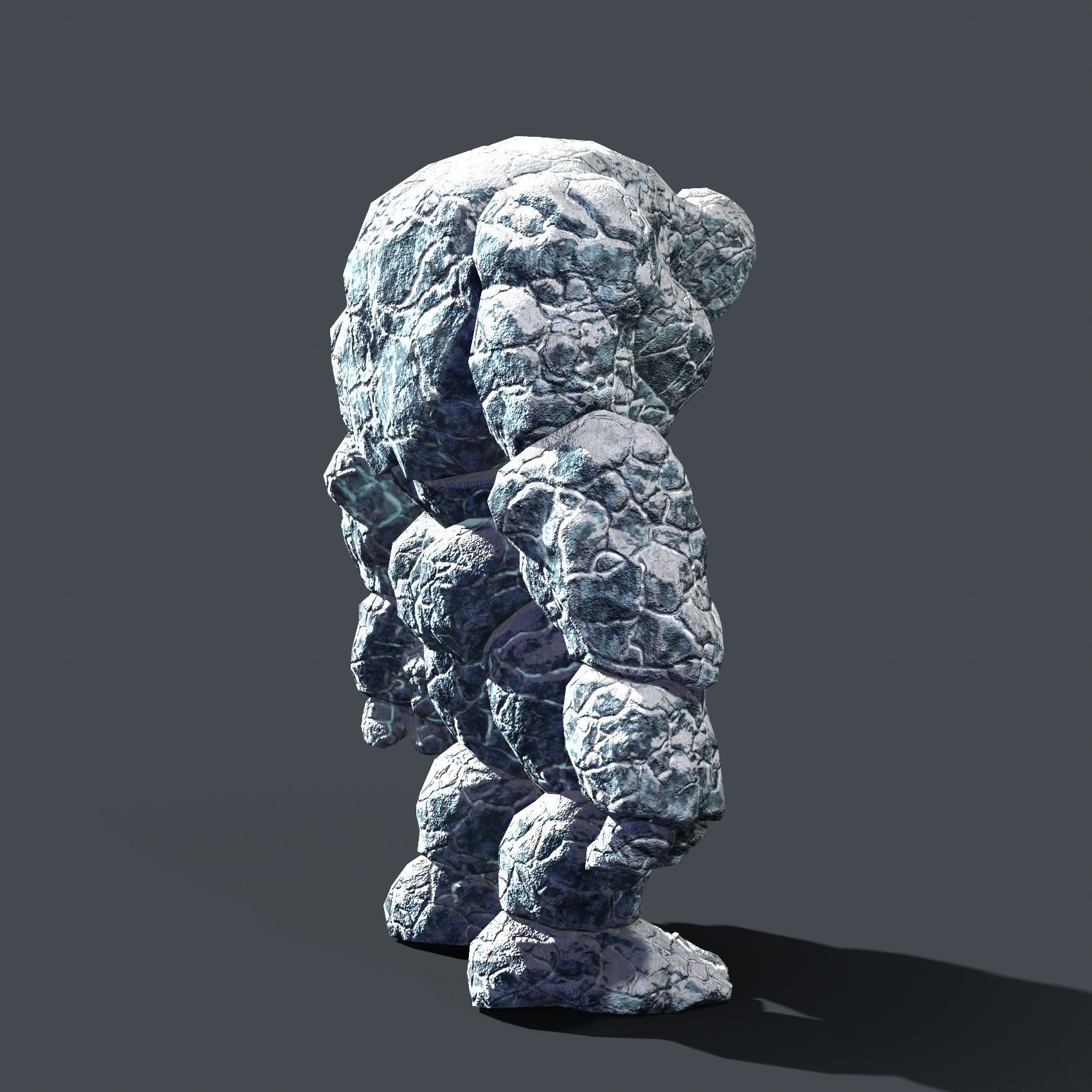 Golem Elemental - Mega Pack Low-poly 3D model_56
