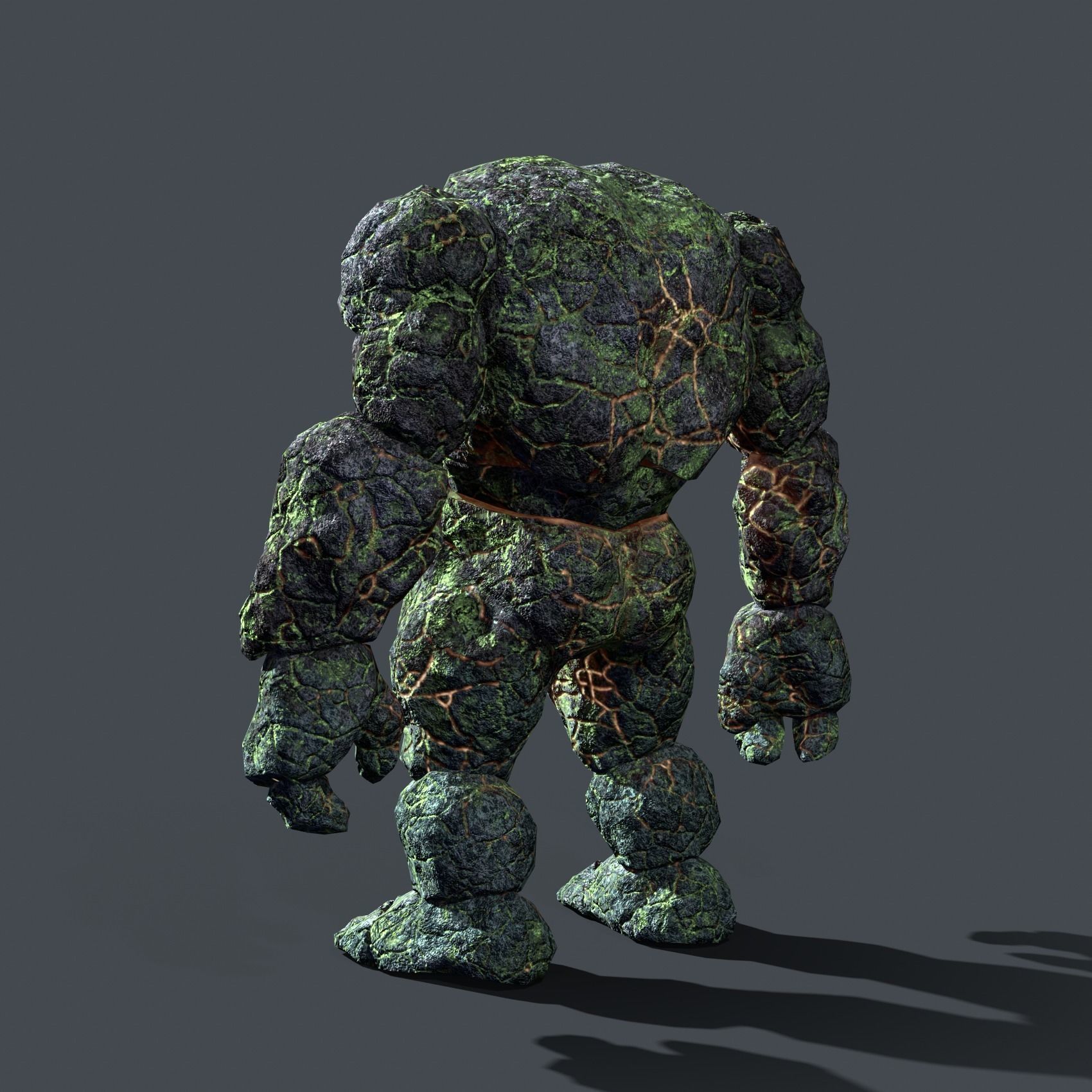 Golem Elemental - Mega Pack Low-poly 3D model_94
