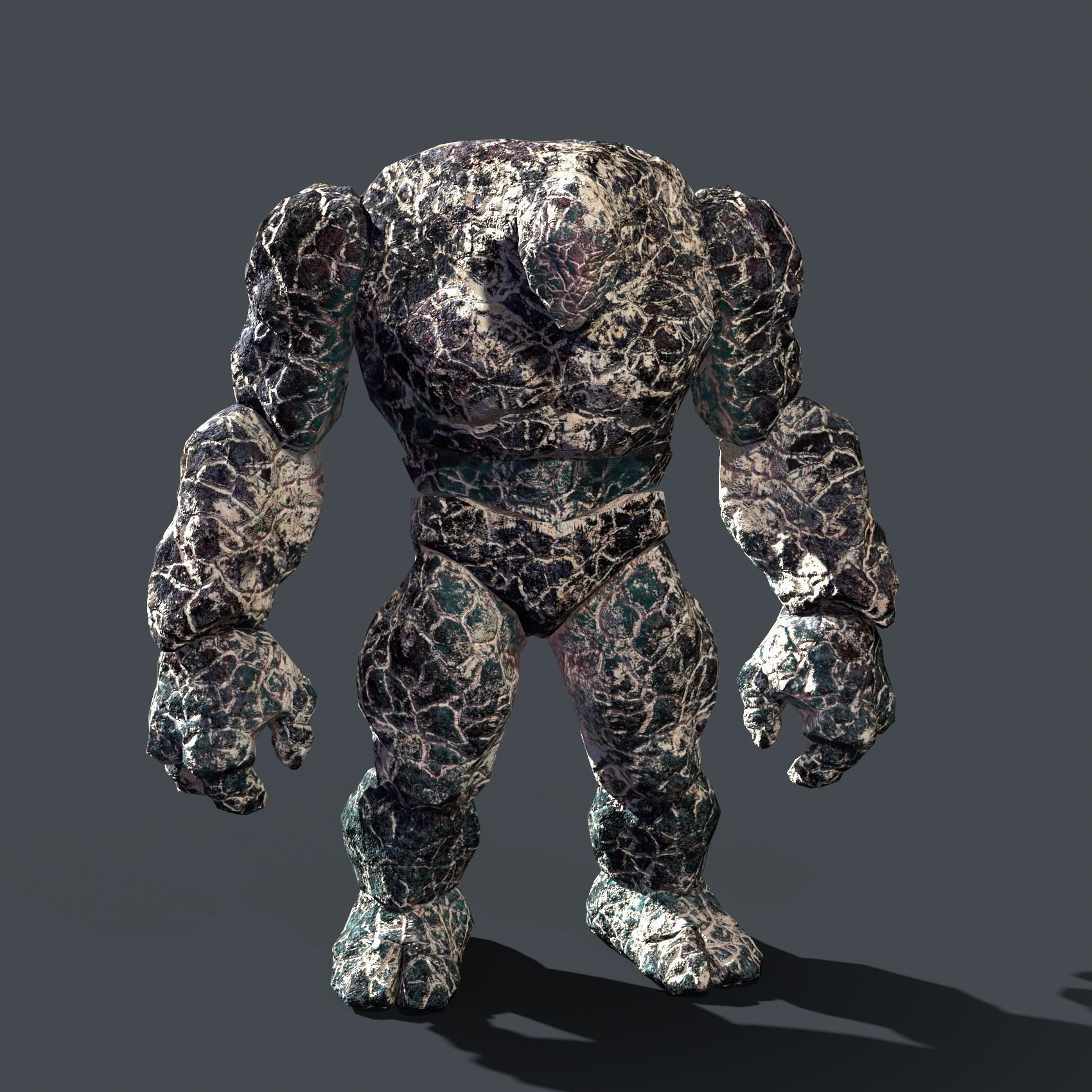 Golem Elemental - Mega Pack Low-poly 3D model_38