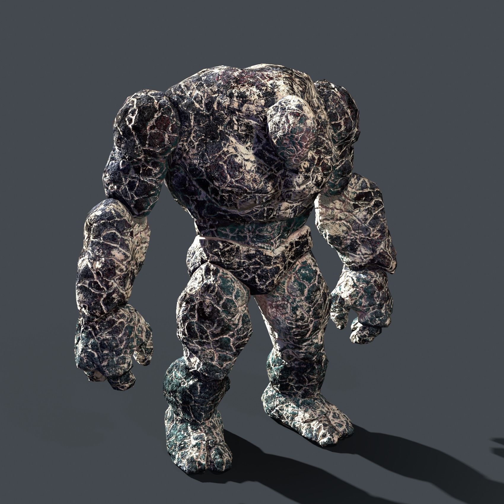 Golem Elemental - Mega Pack Low-poly 3D model_21