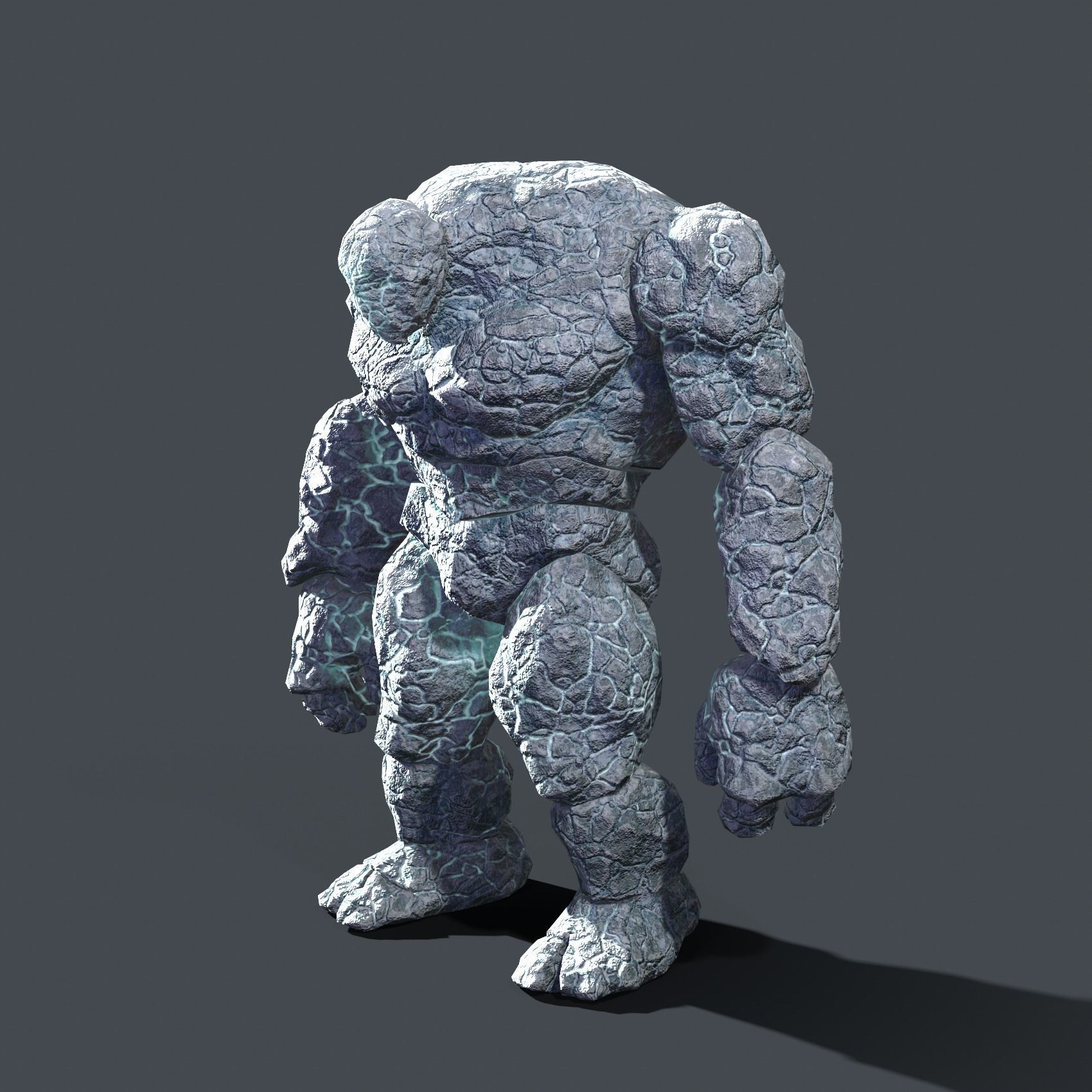 Golem Elemental - Mega Pack Low-poly 3D model_44