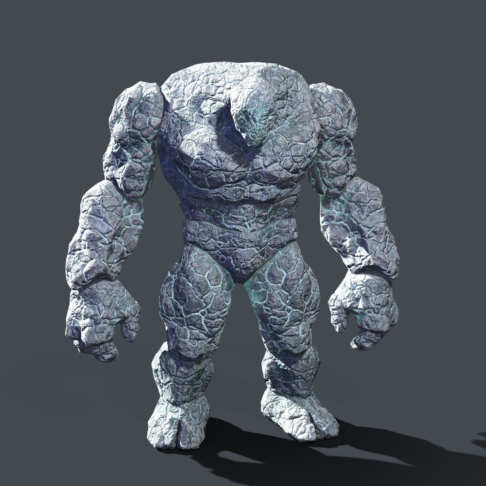 Golem Elemental - Mega Pack Low-poly 3D model_41
