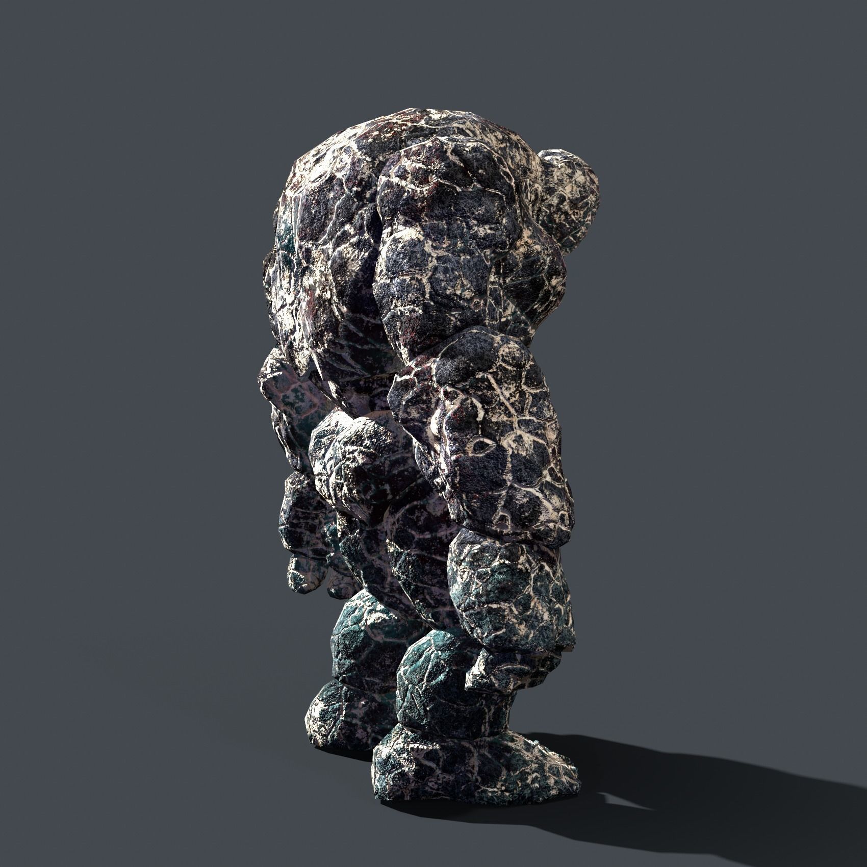 Golem Elemental - Mega Pack Low-poly 3D model_57