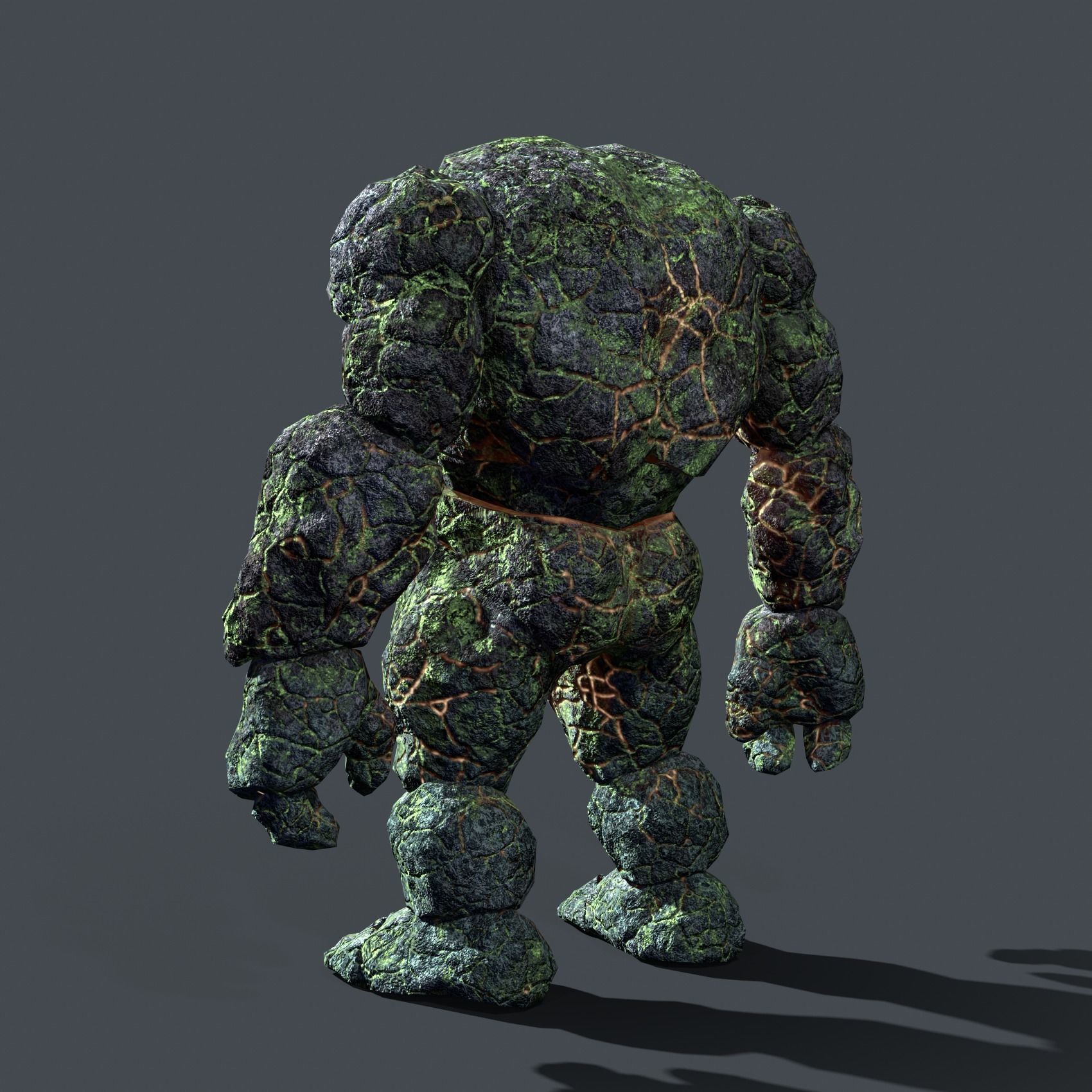 Golem Elemental - Mega Pack Low-poly 3D model_69