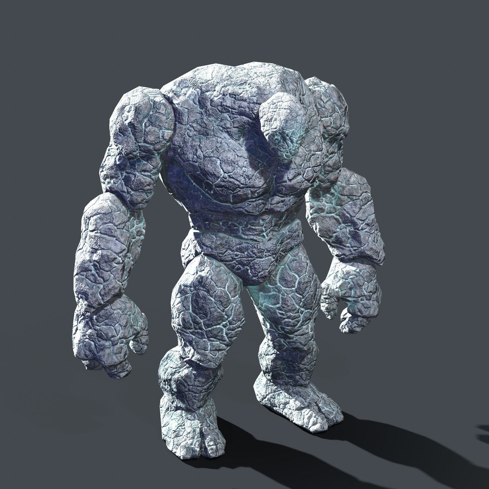 Golem Elemental - Mega Pack Low-poly 3D model_26