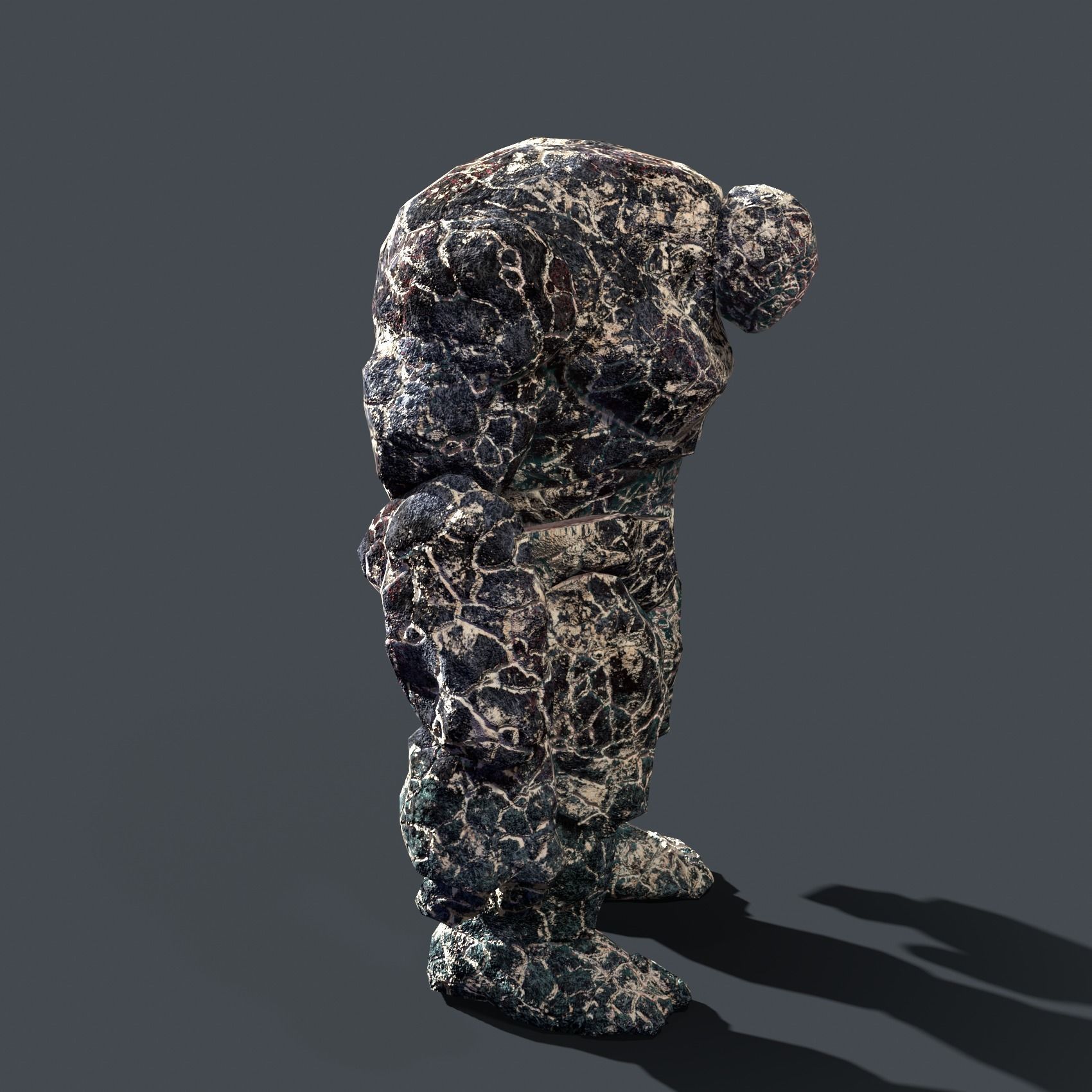 Golem Elemental - Mega Pack Low-poly 3D model_29