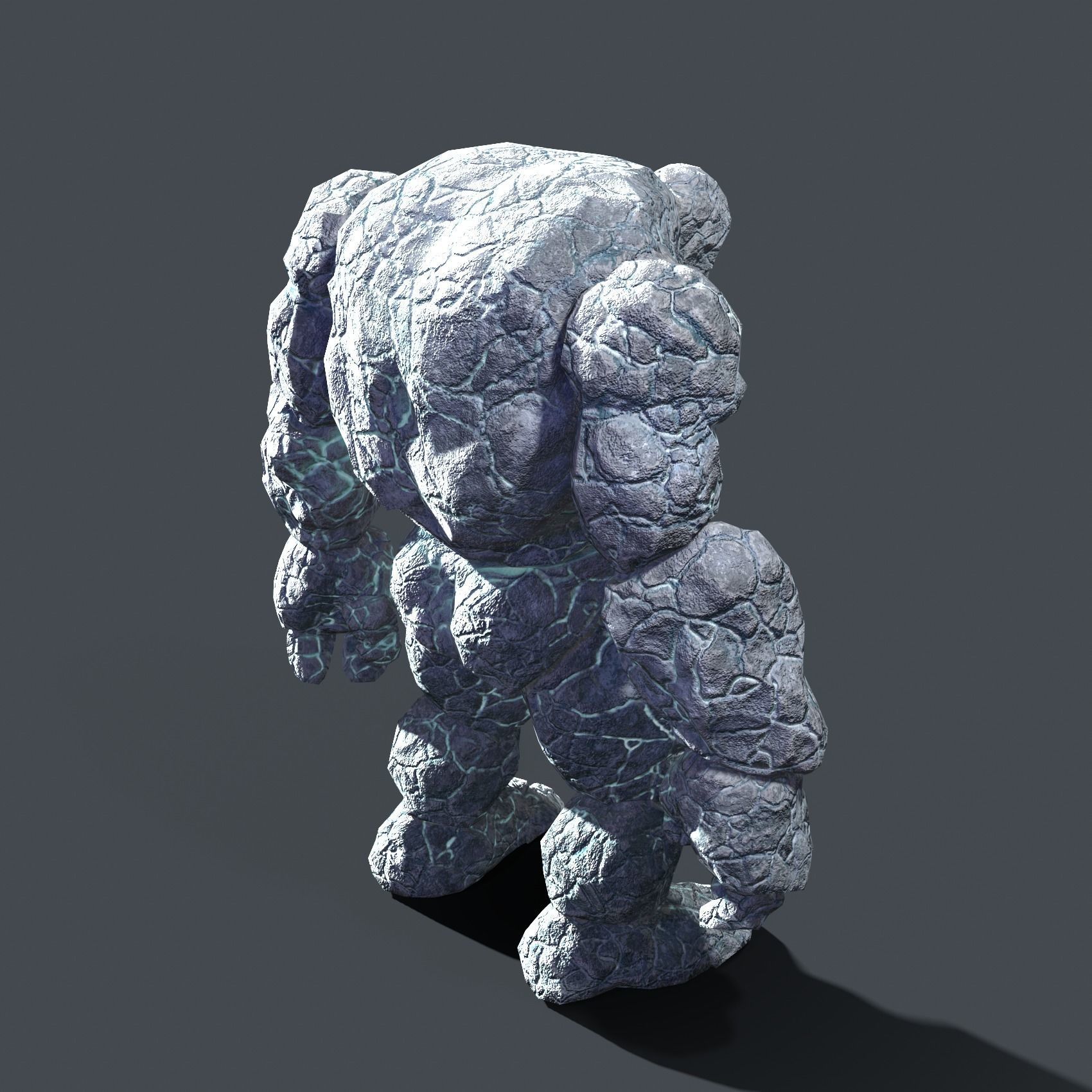 Golem Elemental - Mega Pack Low-poly 3D model_62