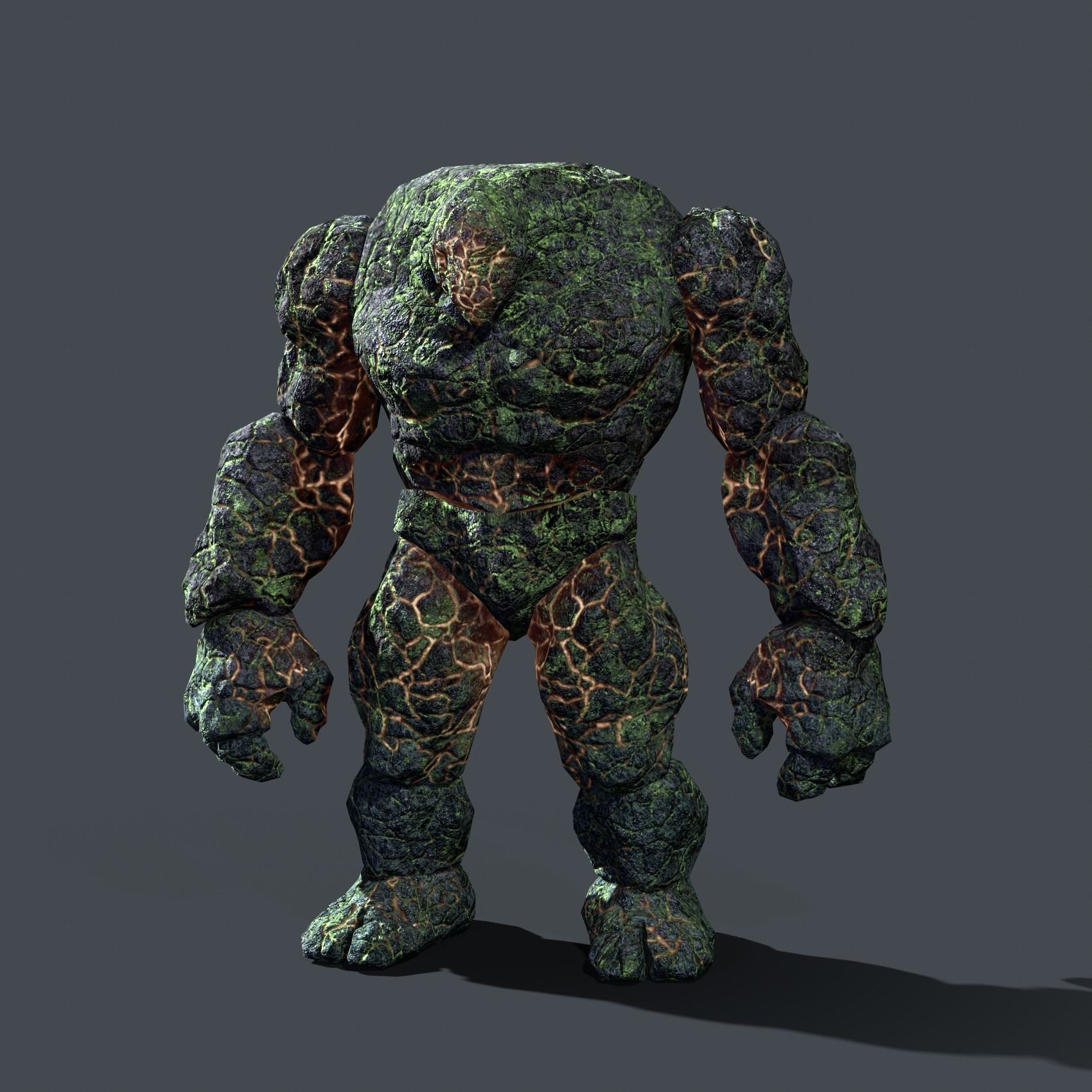 Golem Elemental - Mega Pack Low-poly 3D model_90