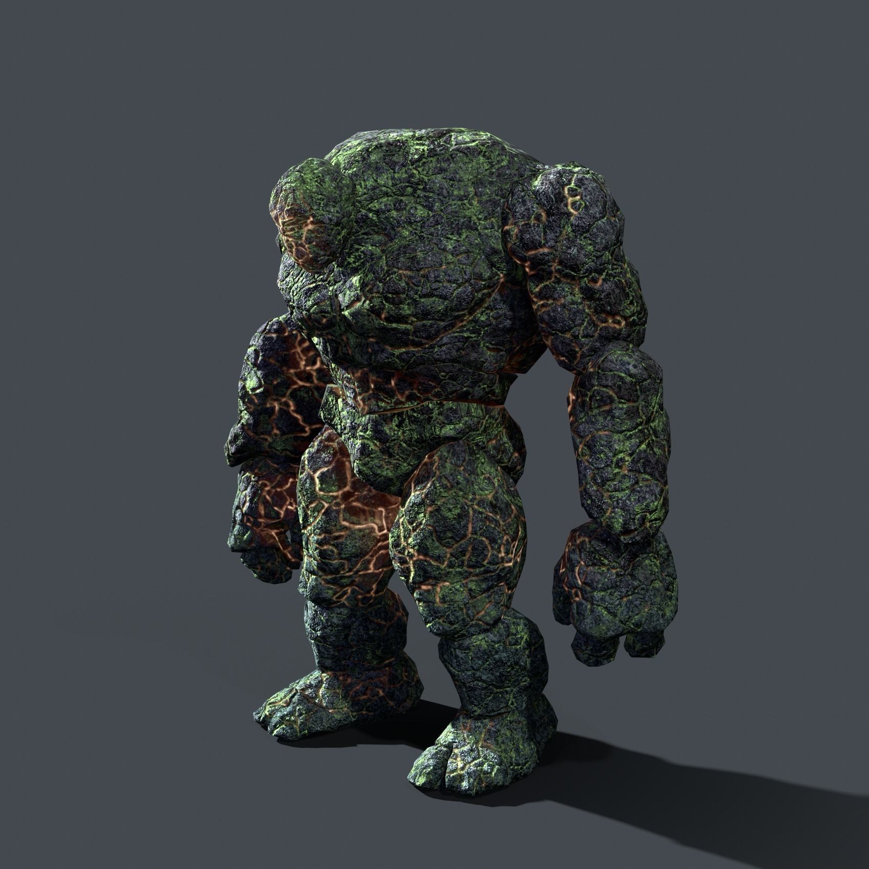 Golem Elemental - Mega Pack Low-poly 3D model_91