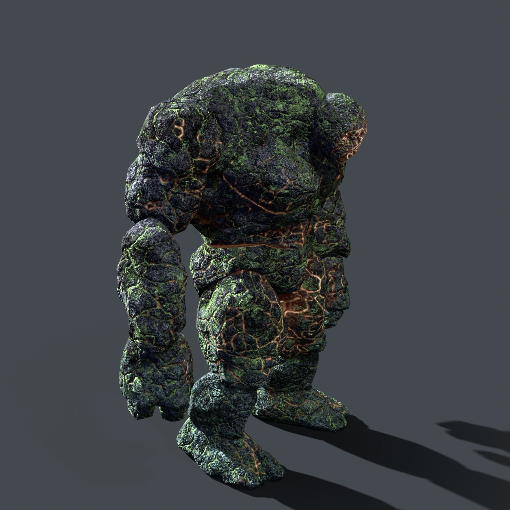 Golem Elemental - Mega Pack Low-poly 3D model_25