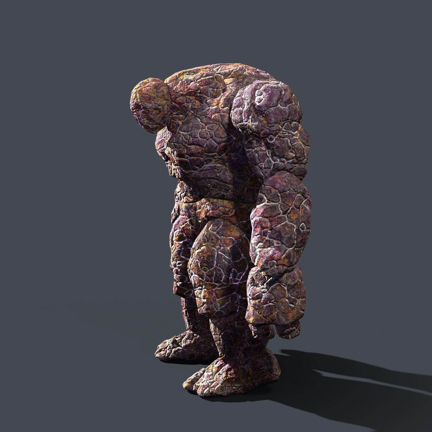 Golem Elemental - Mega Pack Low-poly 3D model_80