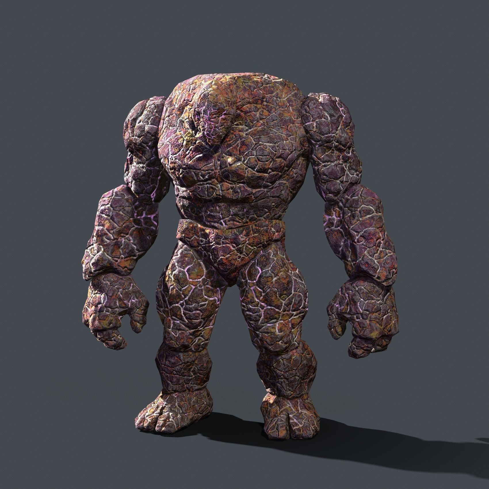 Golem Elemental - Mega Pack Low-poly 3D model_96