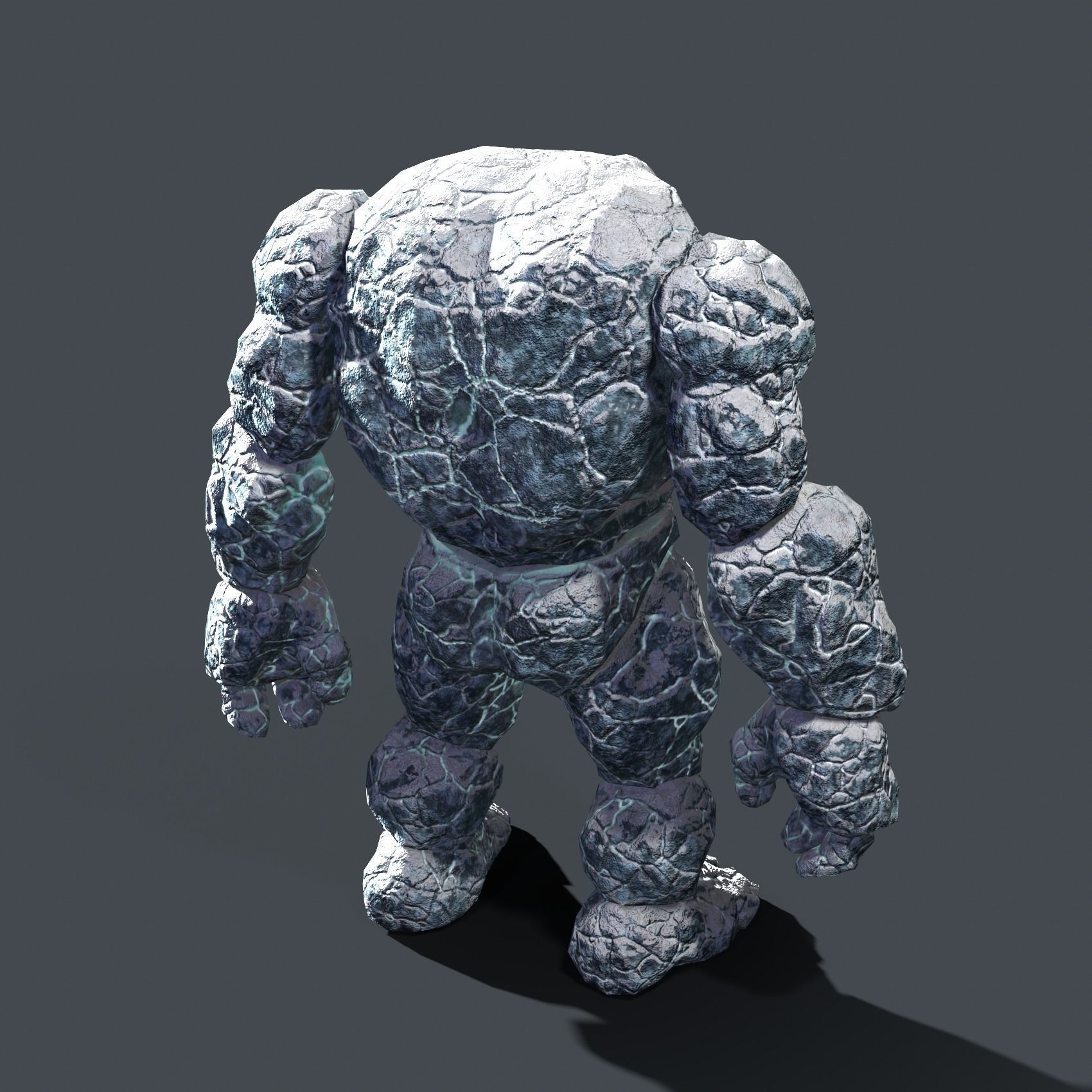 Golem Elemental - Mega Pack Low-poly 3D model_61