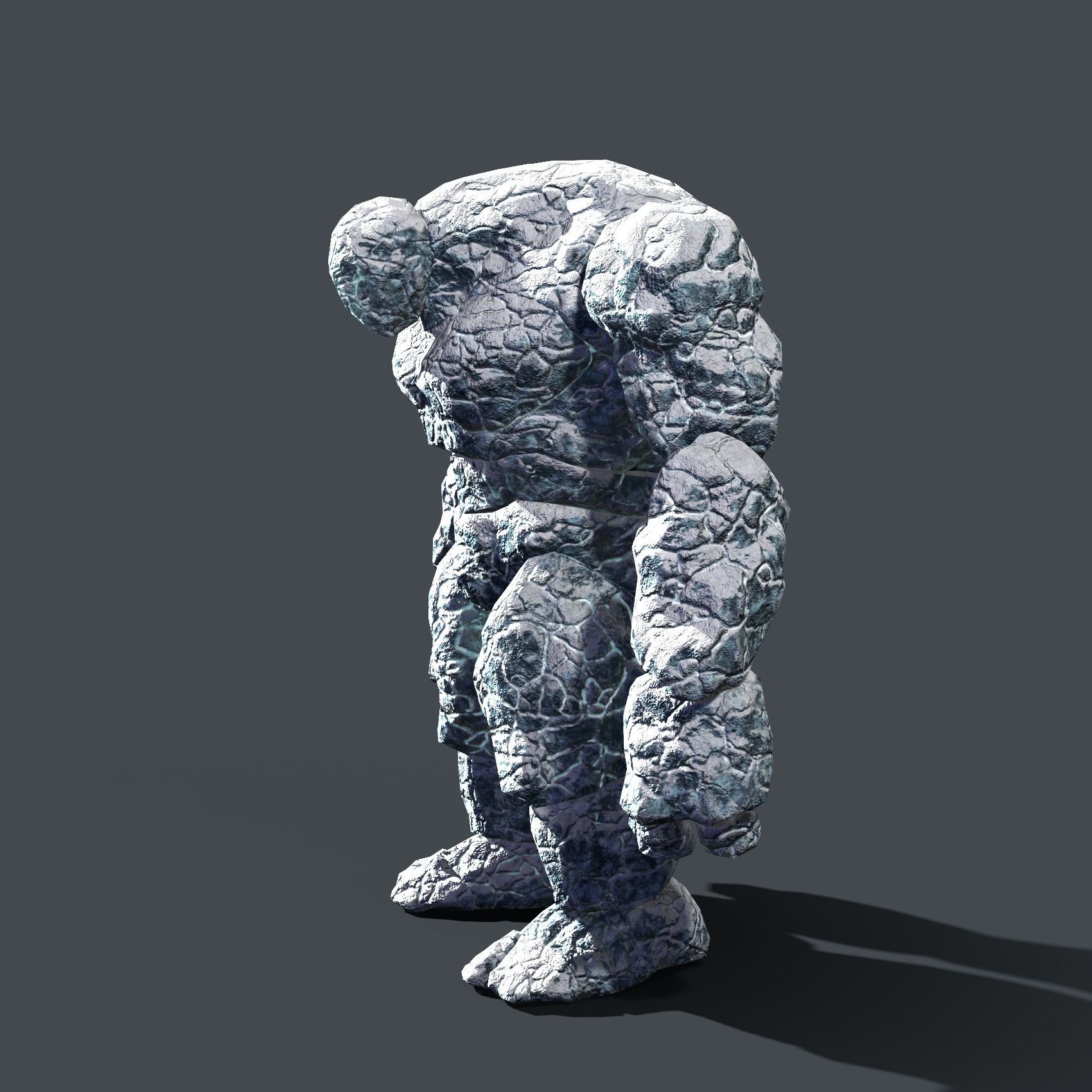 Golem Elemental - Mega Pack Low-poly 3D model_15