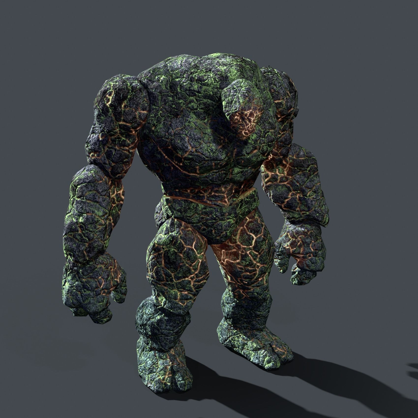 Golem Elemental - Mega Pack Low-poly 3D model_19