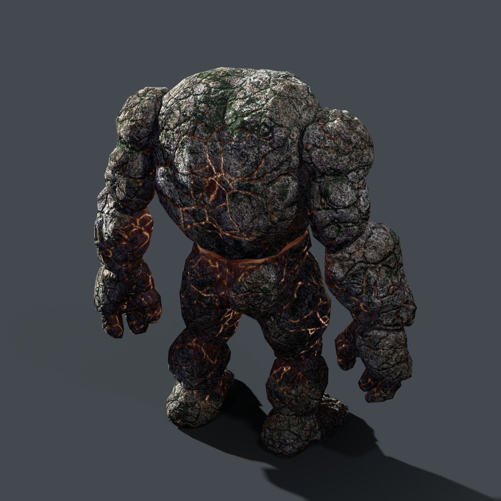 Golem Elemental - Mega Pack Low-poly 3D model_72