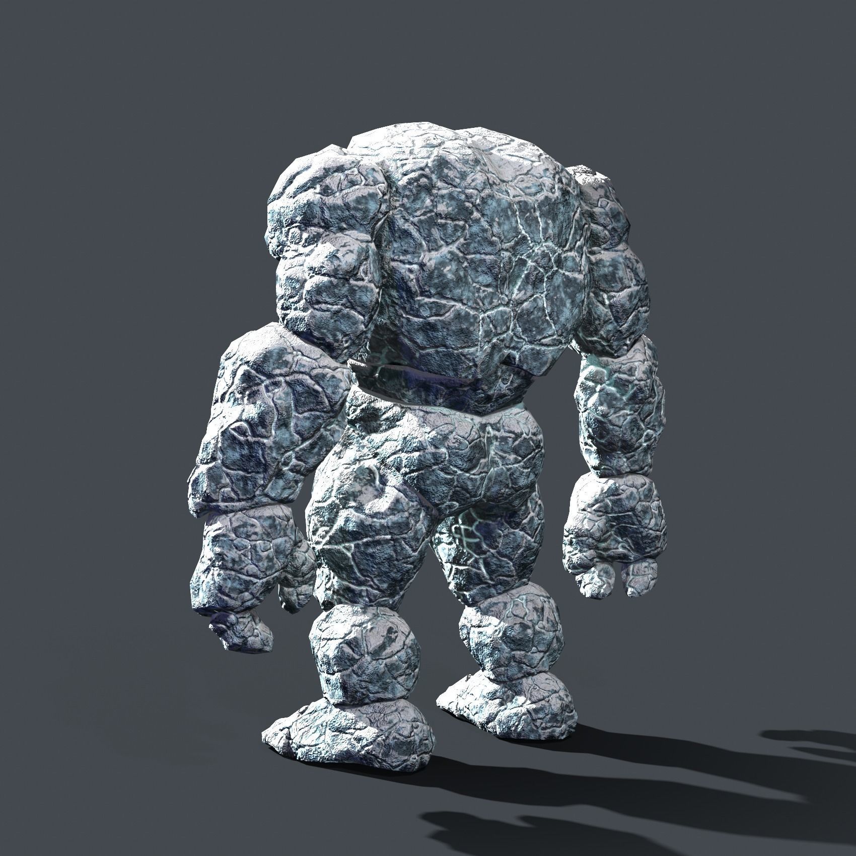 Golem Elemental - Mega Pack Low-poly 3D model_76