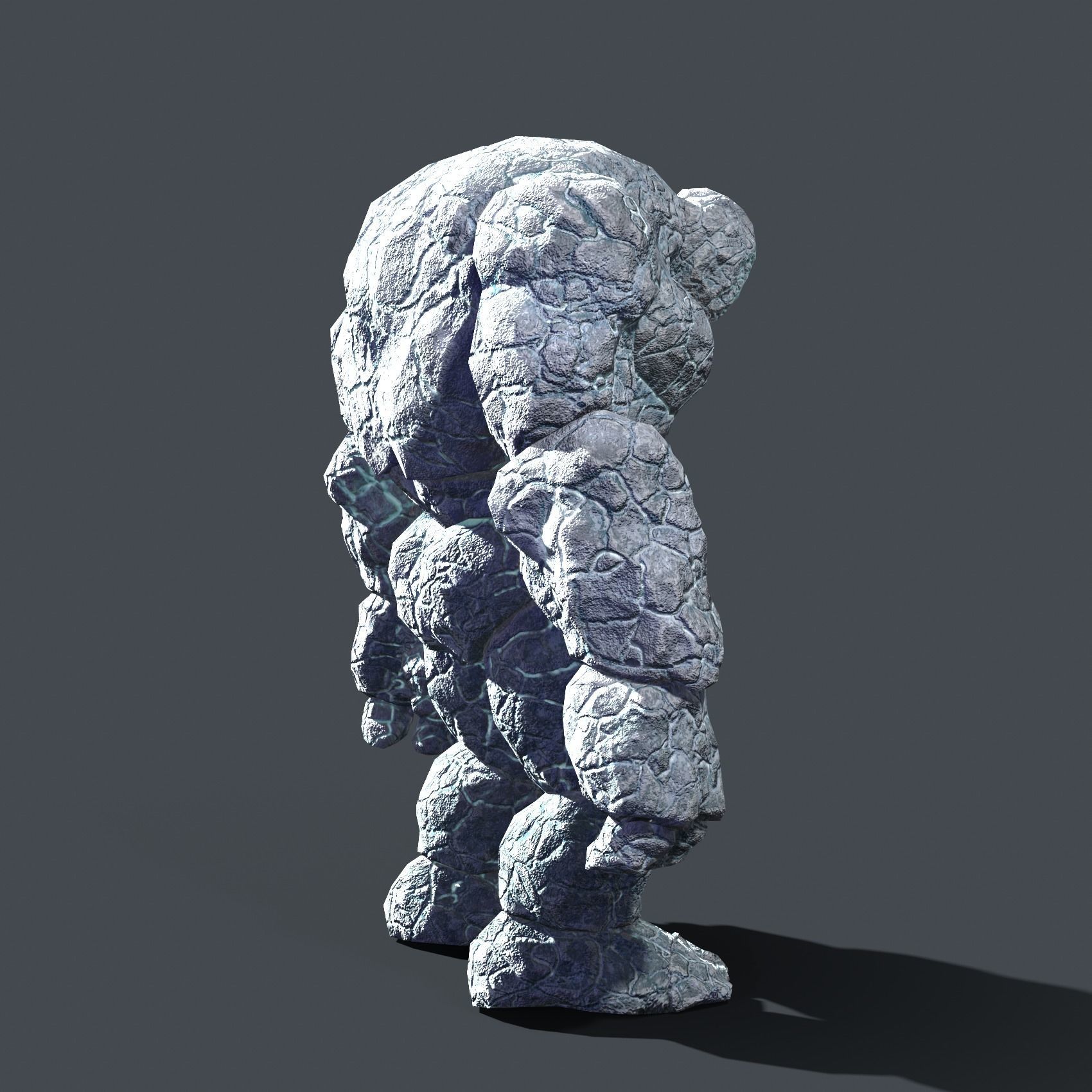 Golem Elemental - Mega Pack Low-poly 3D model_59