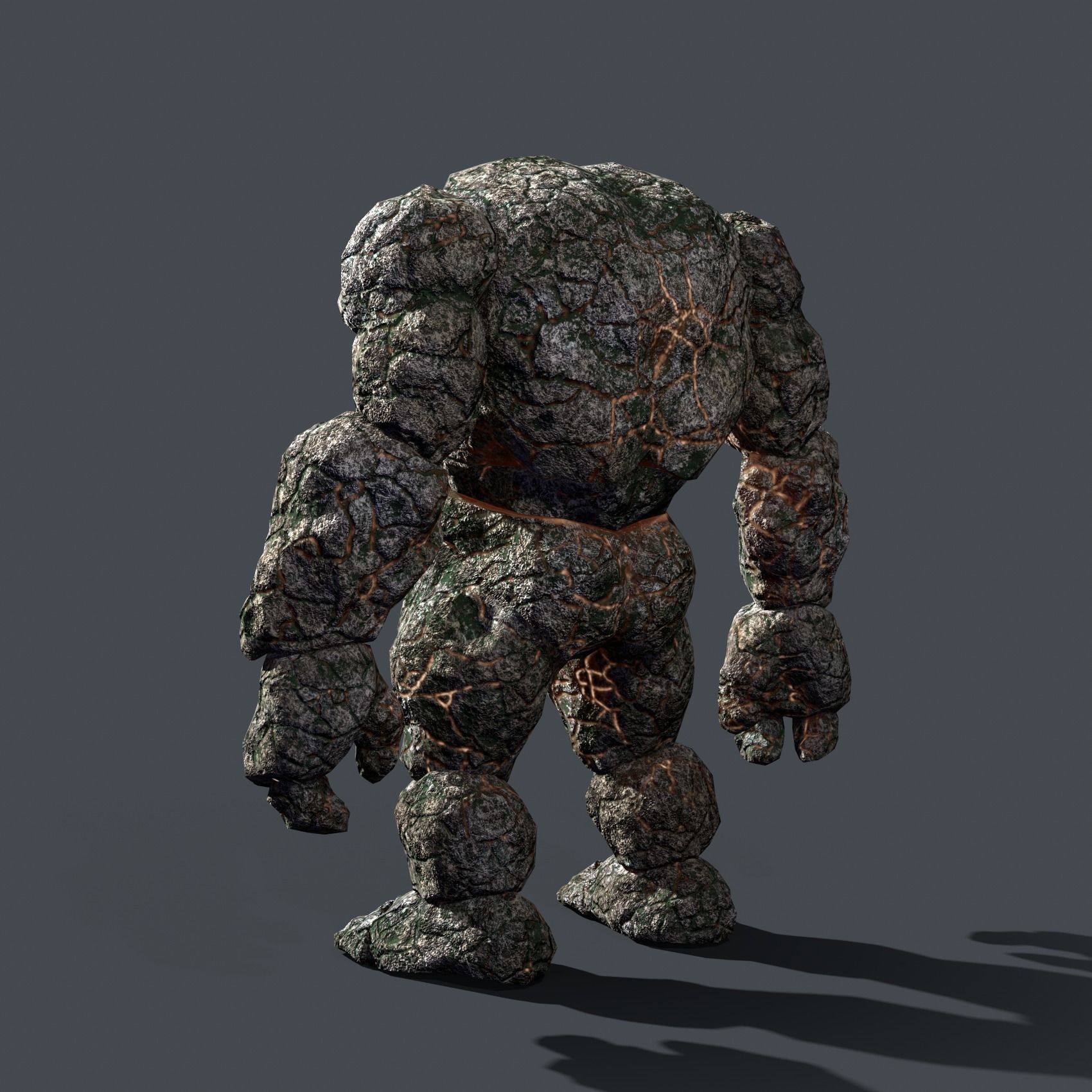 Golem Elemental - Mega Pack Low-poly 3D model_73