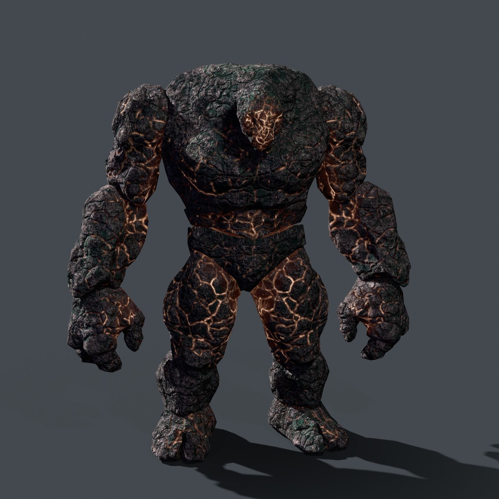 Golem Elemental - Mega Pack Low-poly 3D model_22