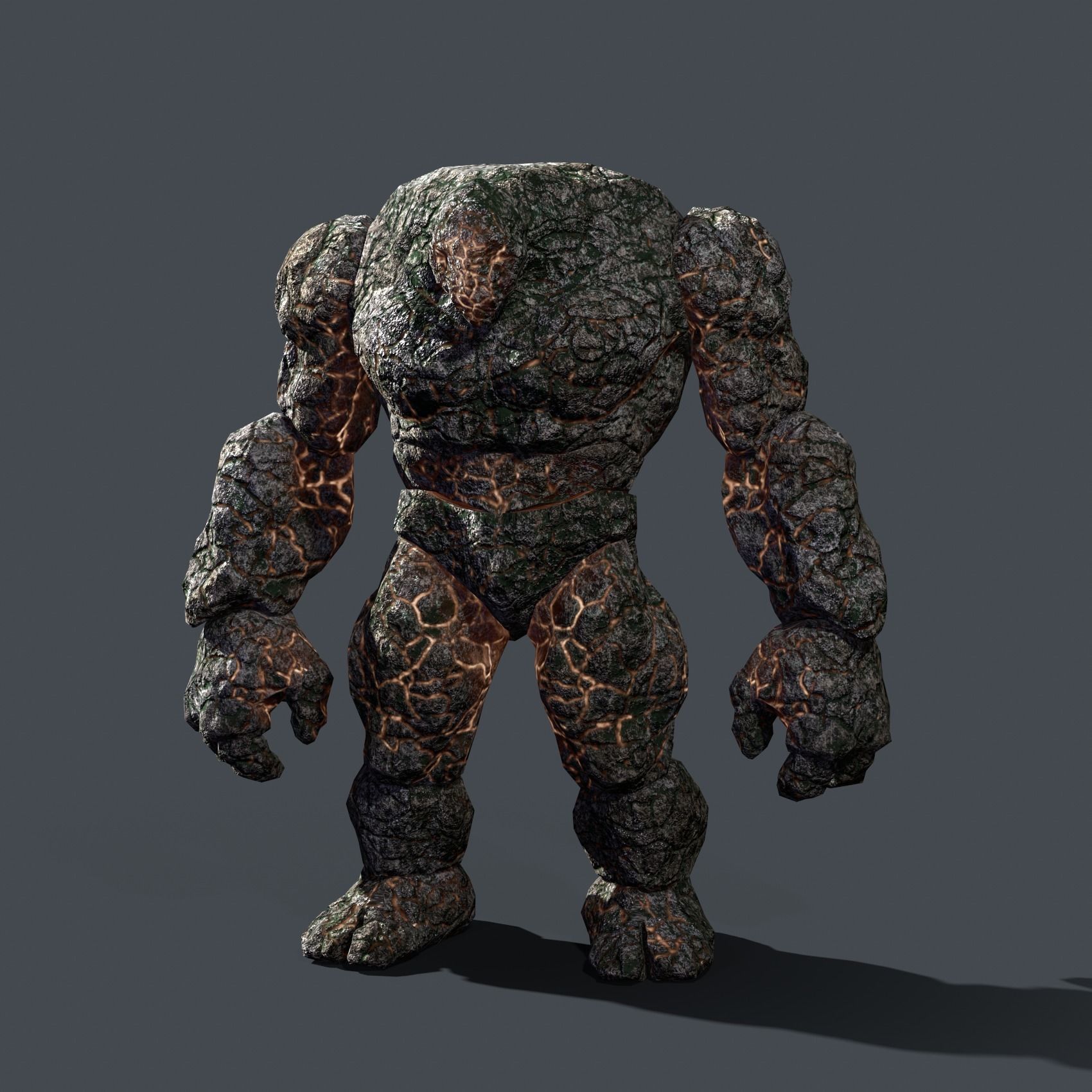 Golem Elemental - Mega Pack Low-poly 3D model_89