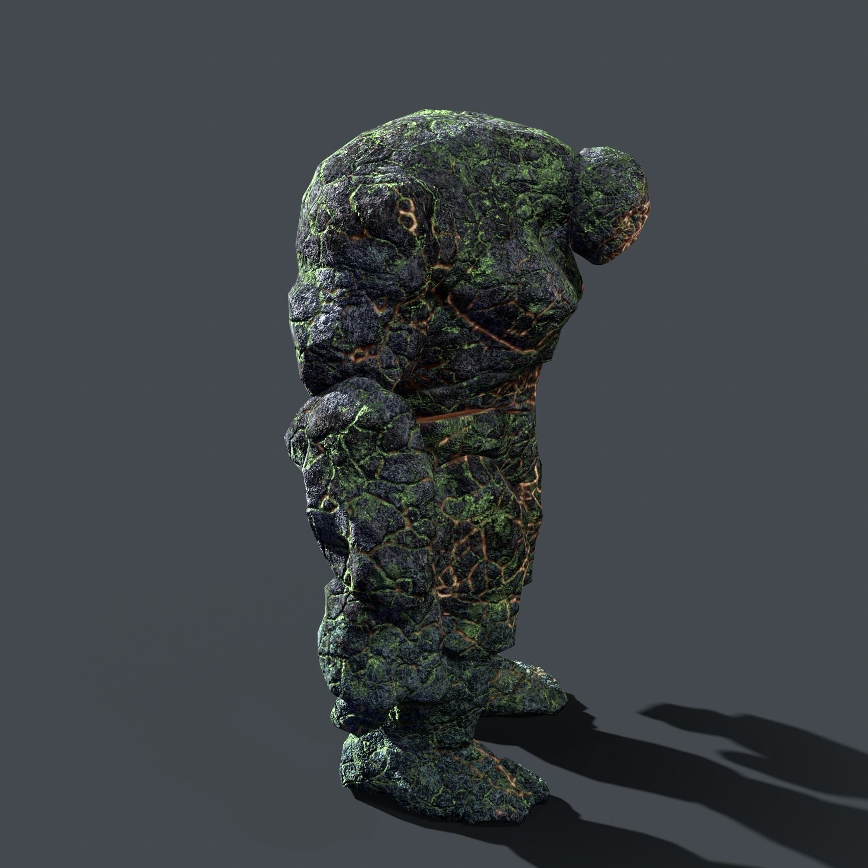 Golem Elemental - Mega Pack Low-poly 3D model_47