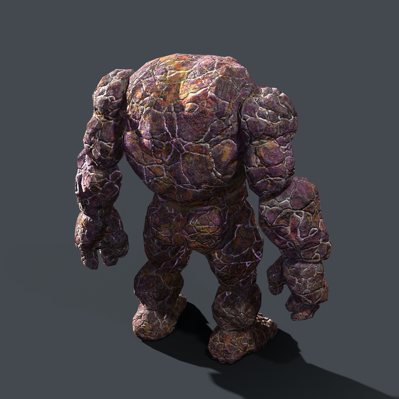 Golem Elemental - Mega Pack Low-poly 3D model_51