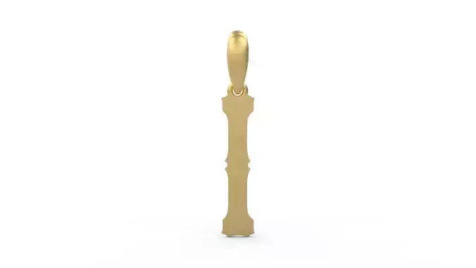 Initial Letters Pendant Homeplate I