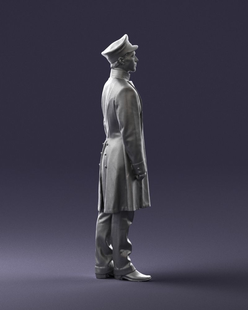 Man in full military uniform 0179 3D Print Ready 3D print model_13