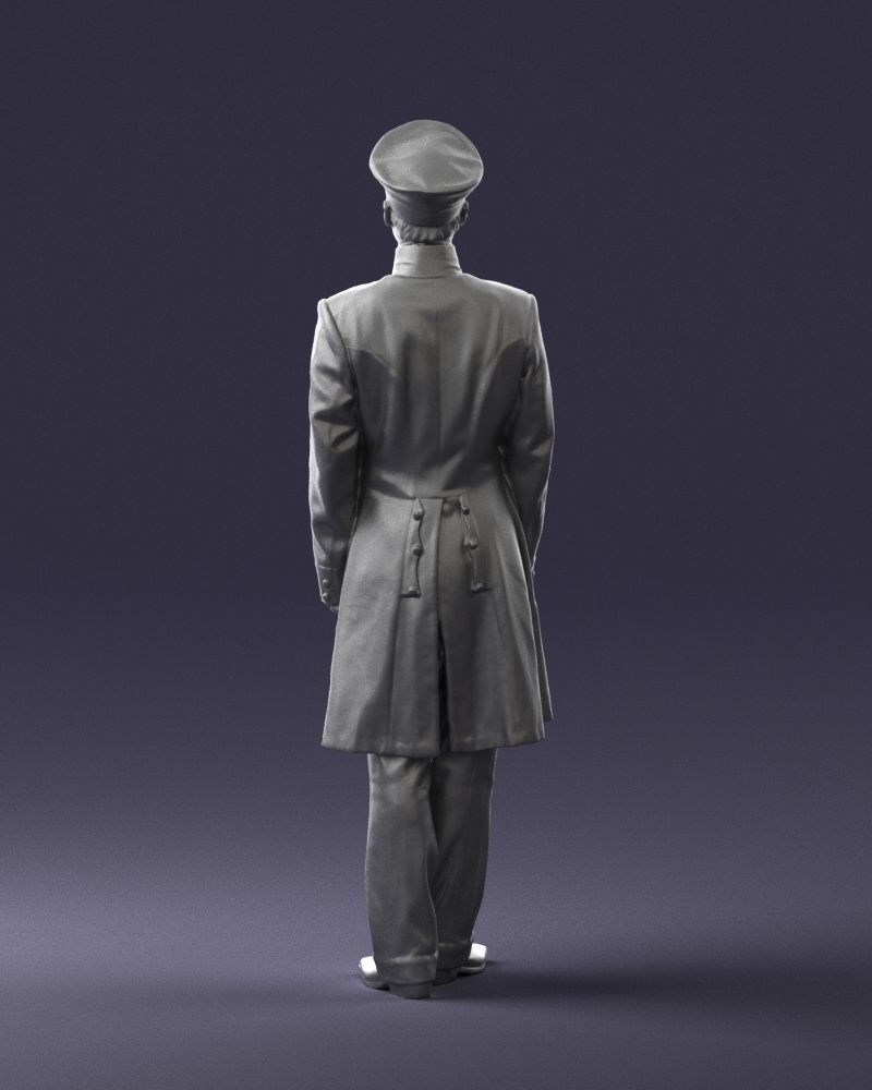 Man in full military uniform 0179 3D Print Ready 3D print model_19