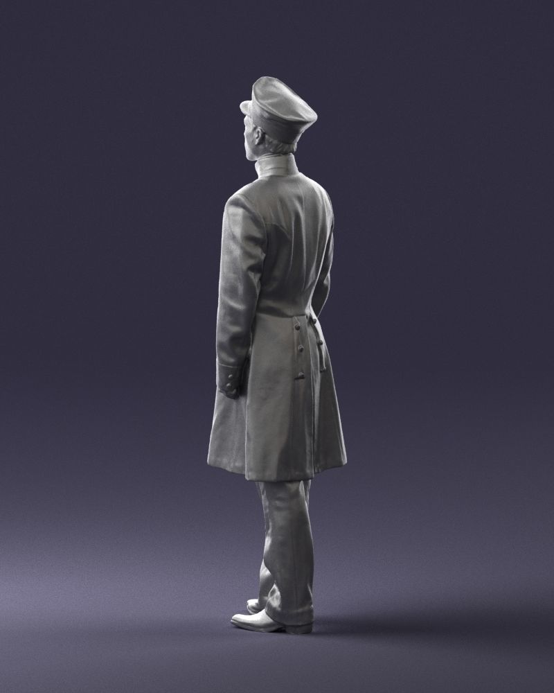 Man in full military uniform 0179 3D Print Ready 3D print model_22