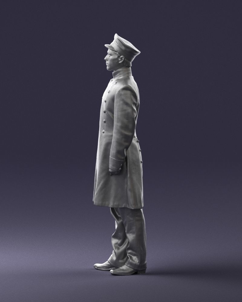 Man in full military uniform 0179 3D Print Ready 3D print model_25