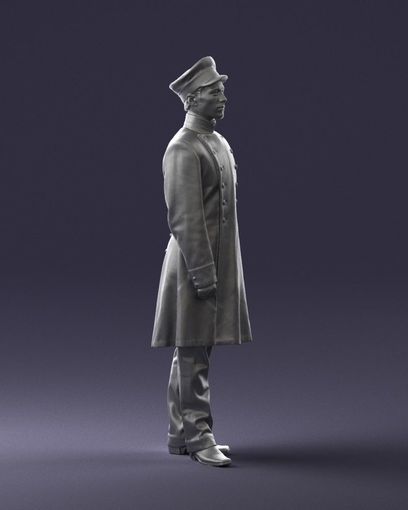 Man in full military uniform 0179 3D Print Ready 3D print model_10