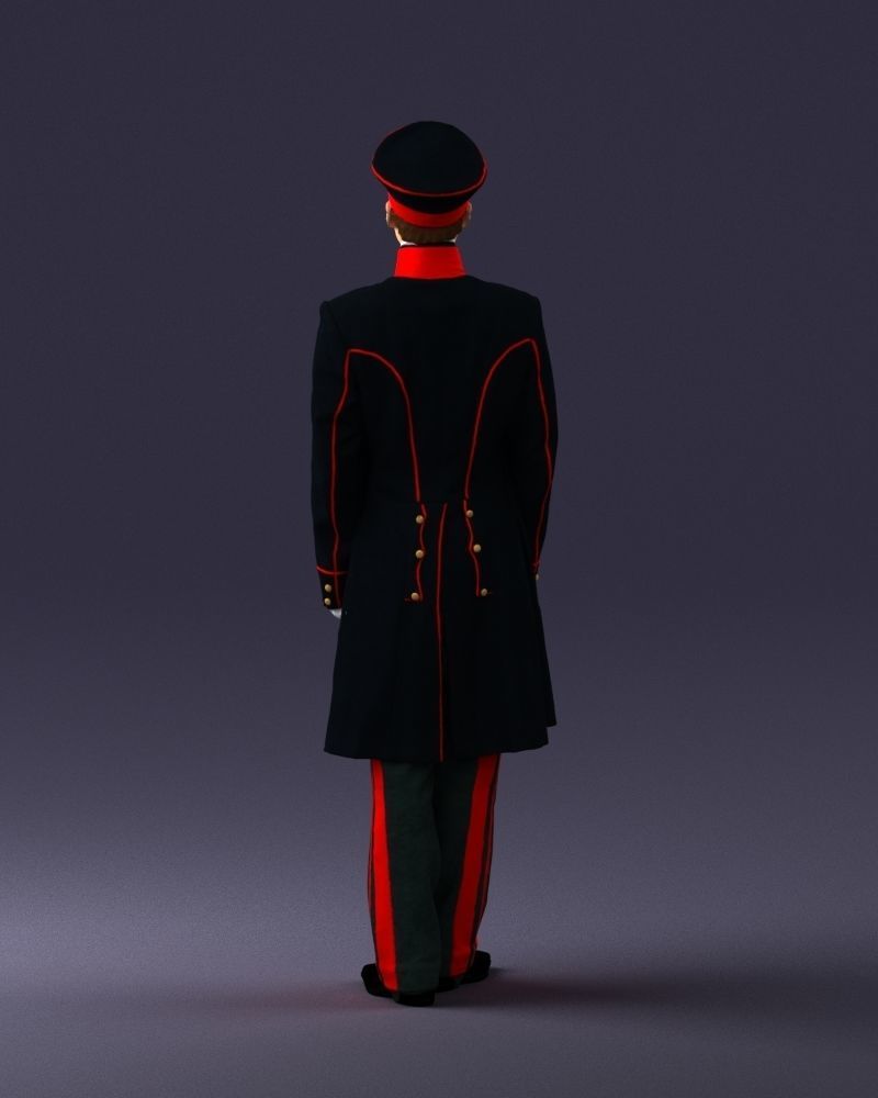 Man in full military uniform 0179 3D Print Ready 3D print model_18