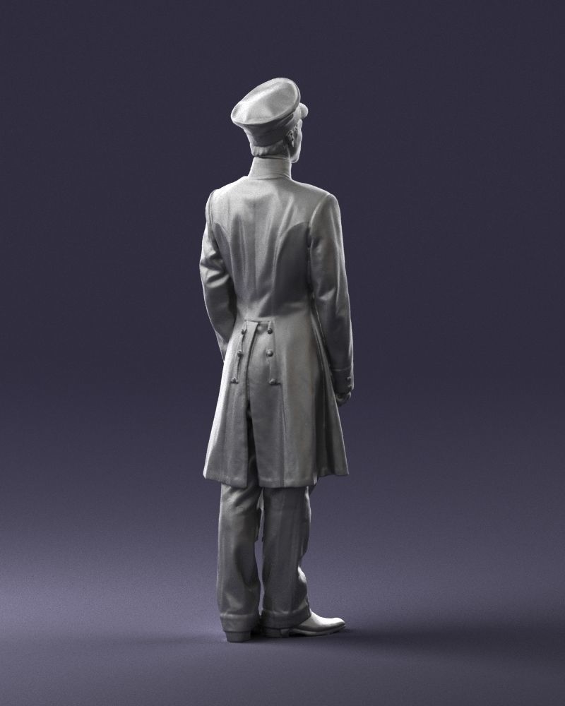 Man in full military uniform 0179 3D Print Ready 3D print model_16