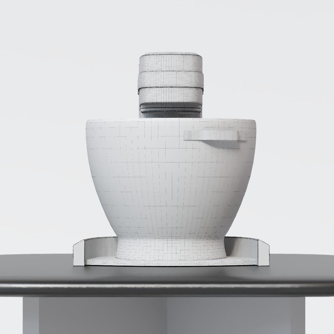 Kitchen Processor 3D model_6