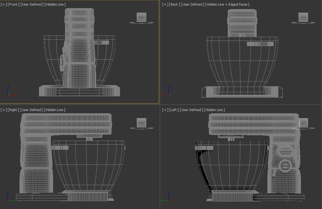 Kitchen Processor 3D model_9