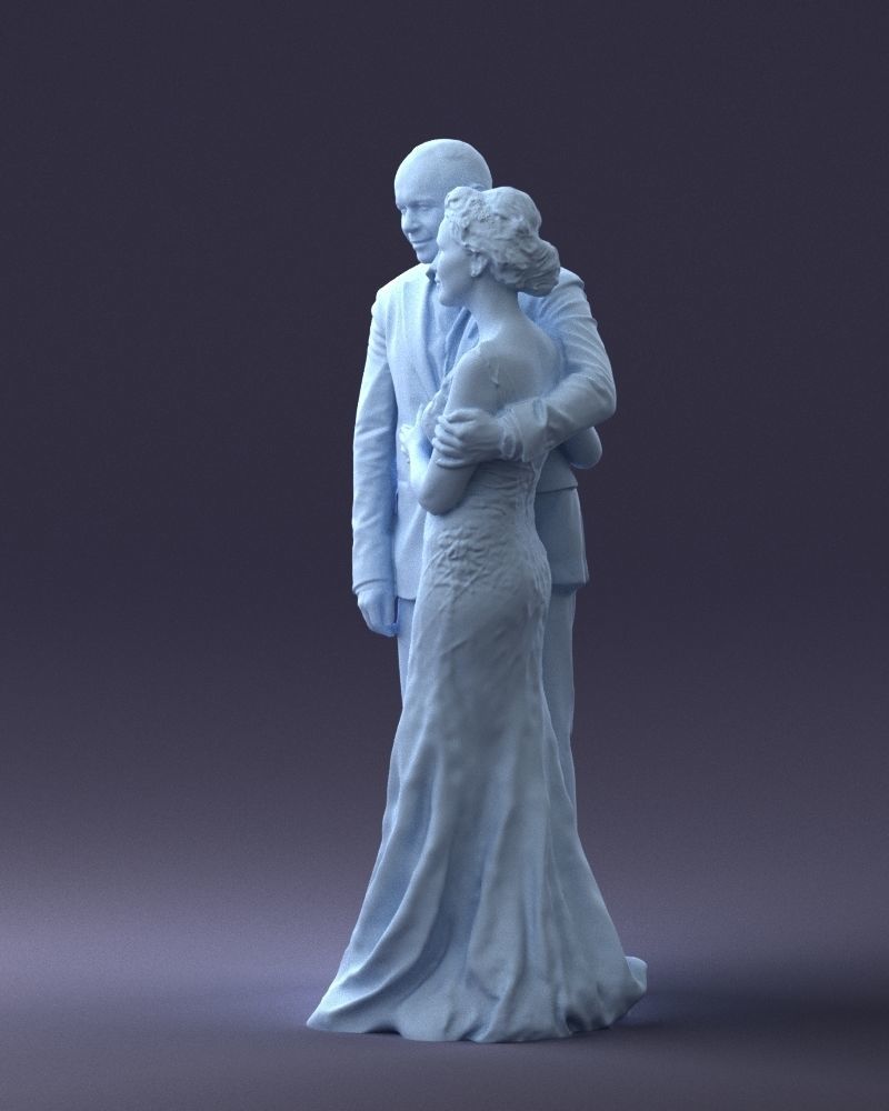 000200 Wedding Couple 1026 3dp 3D print model_28