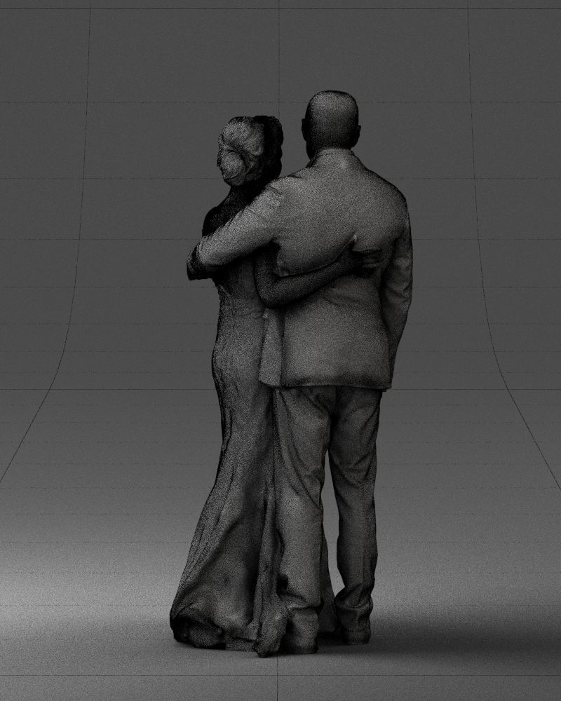 000200 Wedding Couple 1026 3dp 3D print model_20