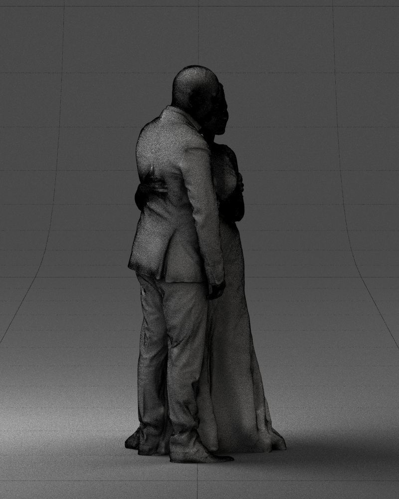 000200 Wedding Couple 1026 3dp 3D print model_14