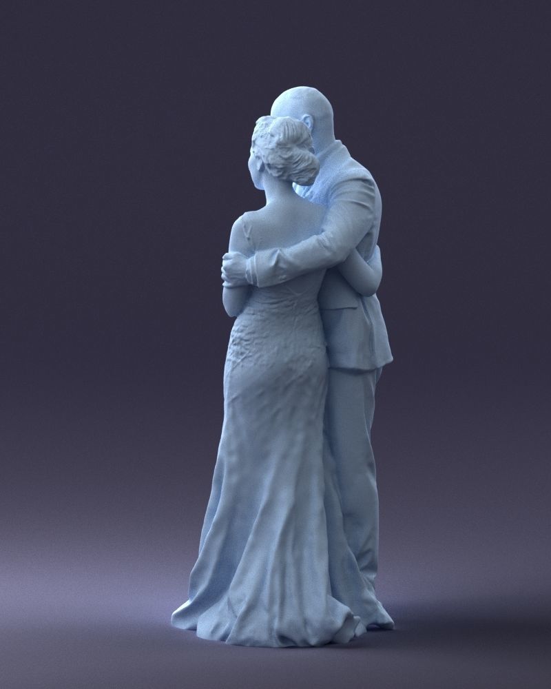 000200 Wedding Couple 1026 3dp 3D print model_25